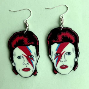 David Bowie örhängen 💚 - Nickelfria krokar och fri frakt 💚