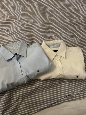 Gant skjortor i storlek xs i tre olika färger. De är sparsamt använda, så i väldigt bra skick! - 500kr styck.   Vid snabb o smidig affär kan jag eventuellt gå ner i pris, eller ge ett paketpris vid köp av alla! 