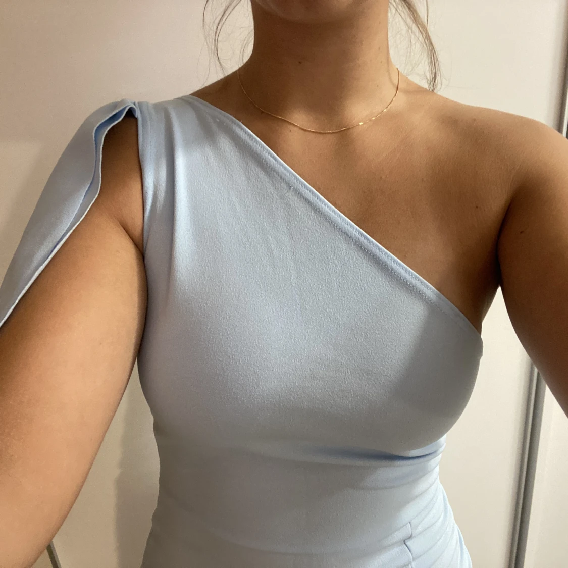 Ljusblå klänning - 91