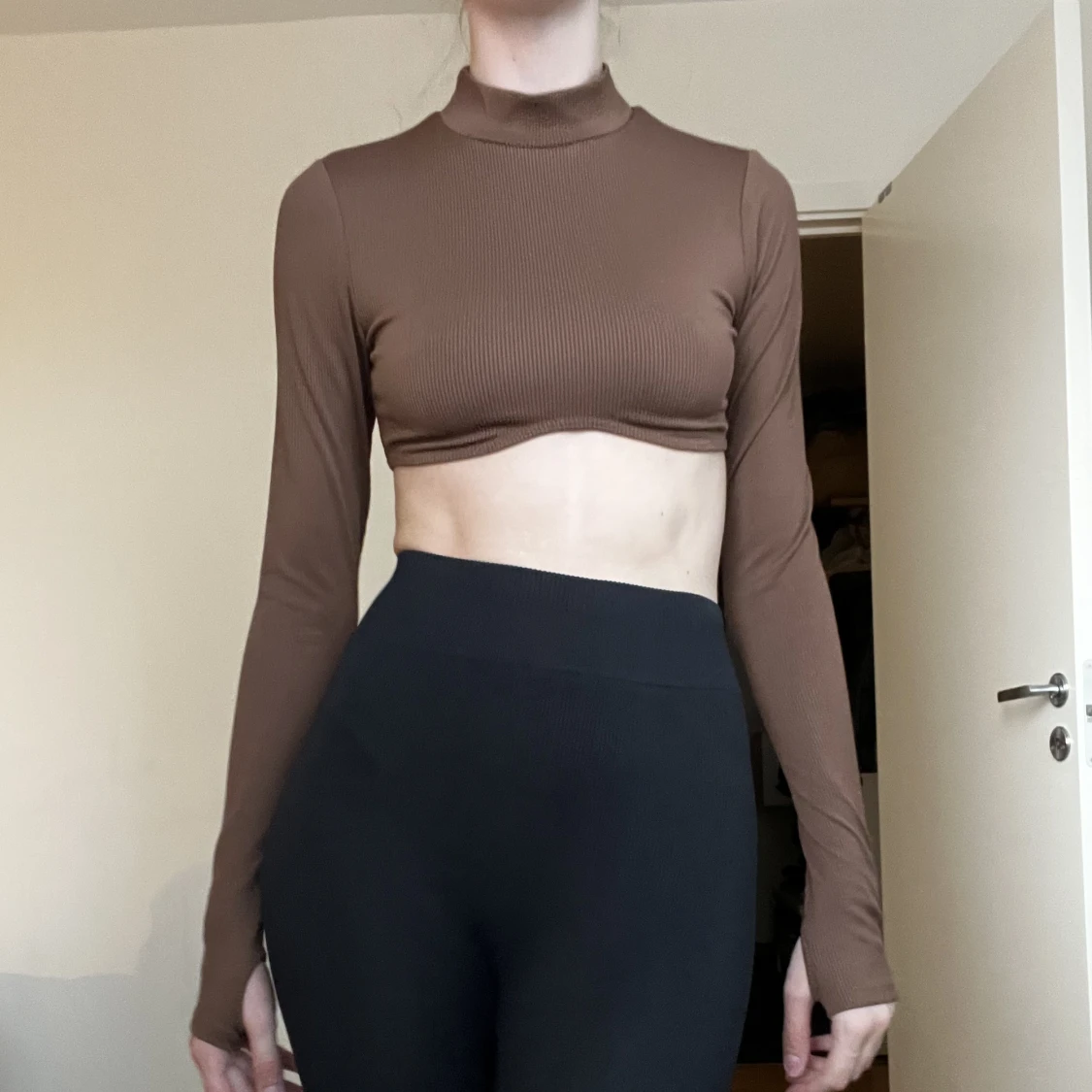 Träningstopp med tummhål - 90