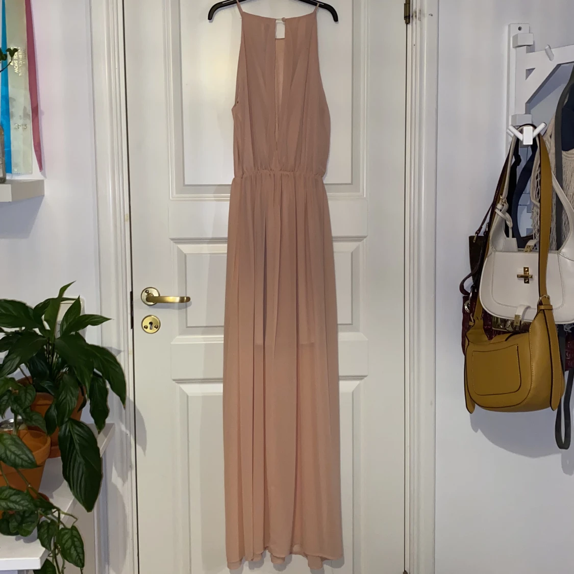 Ljusrosa långklänning - 90