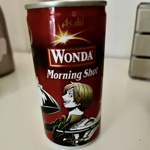 Samlarobjekt  - En morningshot från one piece. Den har tyvärr gått ut men är fortfarande ett höftoperationer samlarobjekt