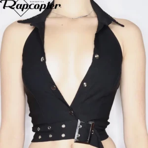 As fin trashy y2k top - Köpt från AliExpress för 168kr i storlek S. Säljer 150 då jag har aldrig använt💗Den är stretchig men skulle säga att den passa bättre som XXS och XS💗