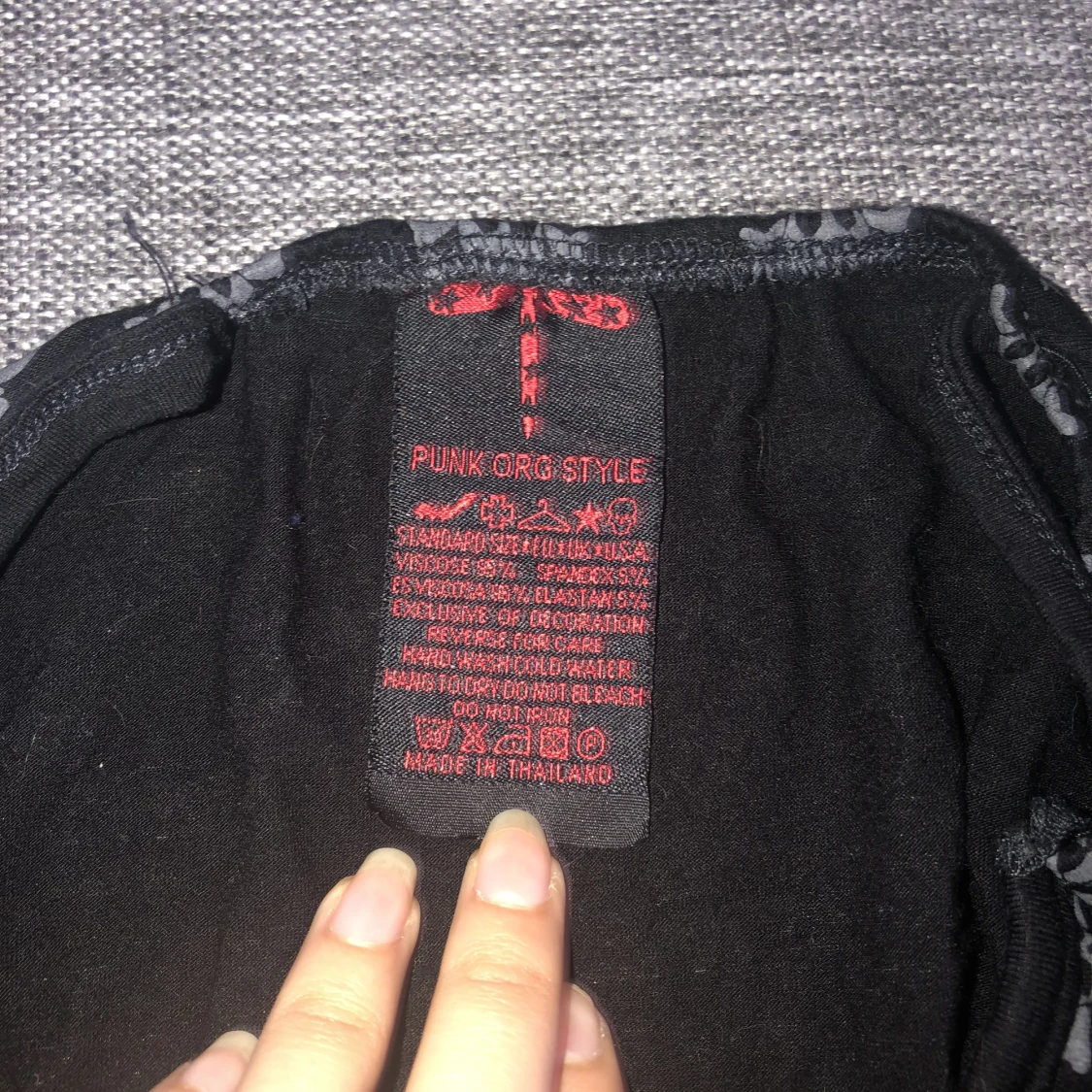 Punk org style linne top - 91