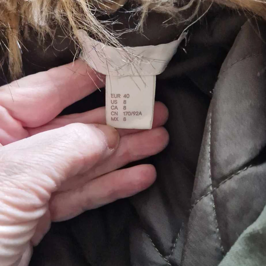 Snygg Och Fräck jacka med päls  - 90