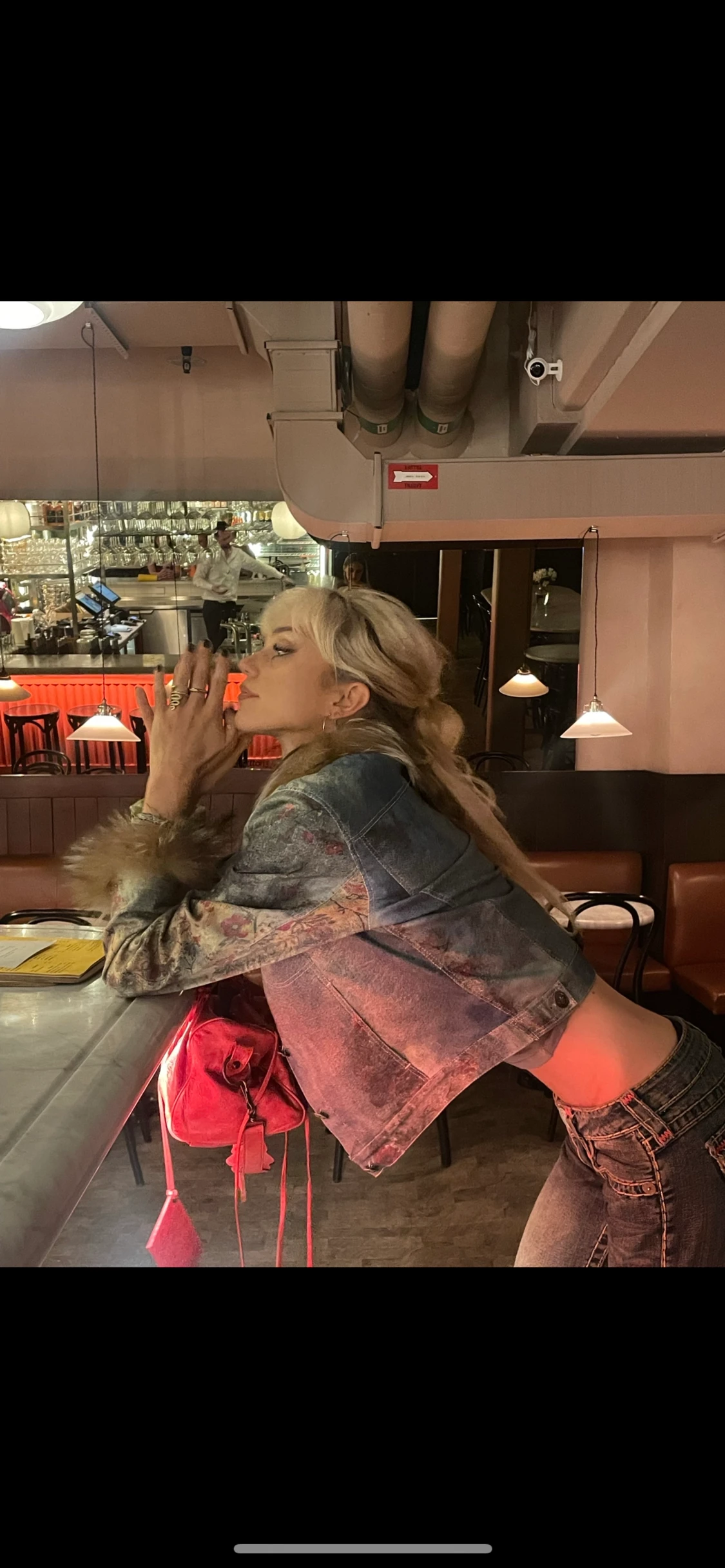 Pälsjeansjacka - 90