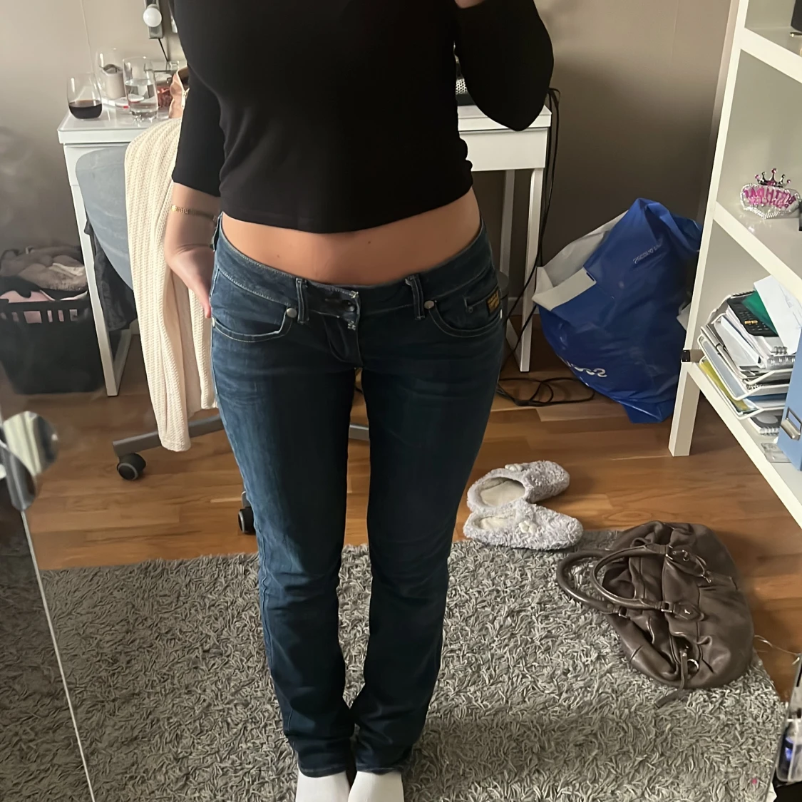 Lågmidjade jeans - 90