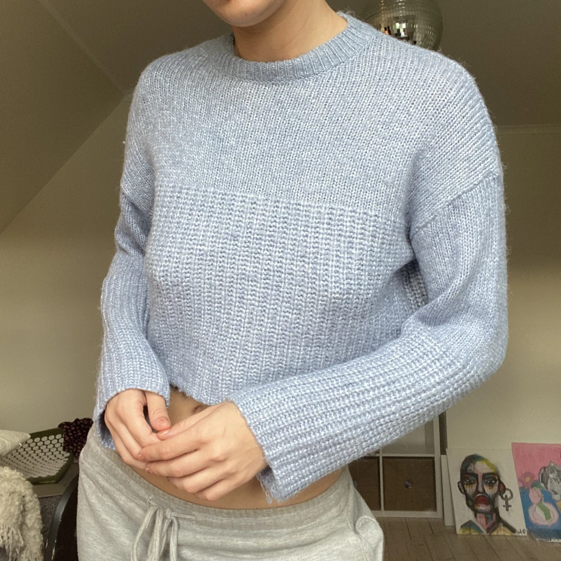 Stickad tröja - 90