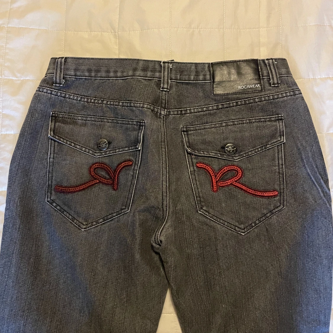 Jeans med tryck - 90