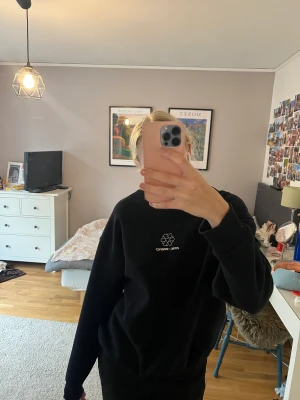 Sweatshirt med tryck - Jag säljer denna snygga sweatshirten som är i jättefint skick! Oversized modell💕