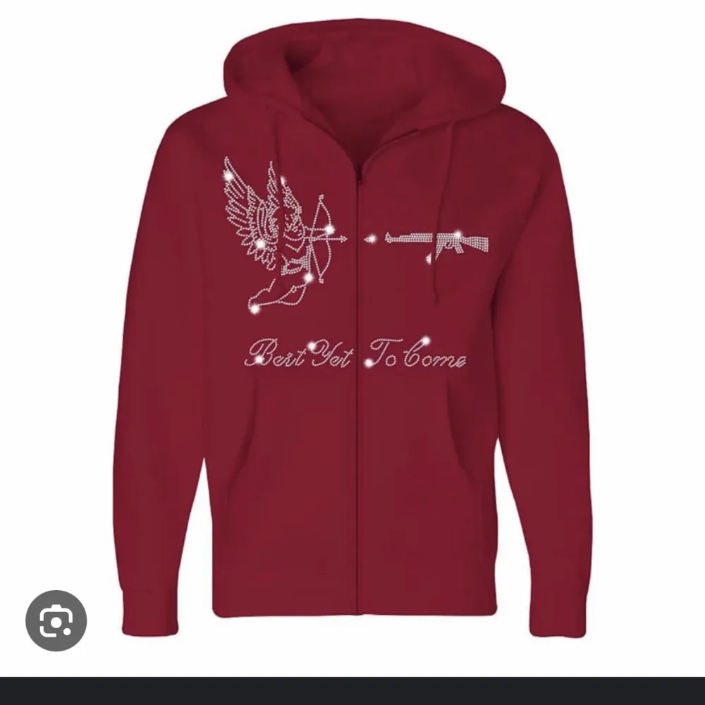 Säljer min älskade best yet to come hoodie då den inte komer till användning.  Den har inga defekter på sig. Vid snabb affär 400kr+frakt. Hoodies.