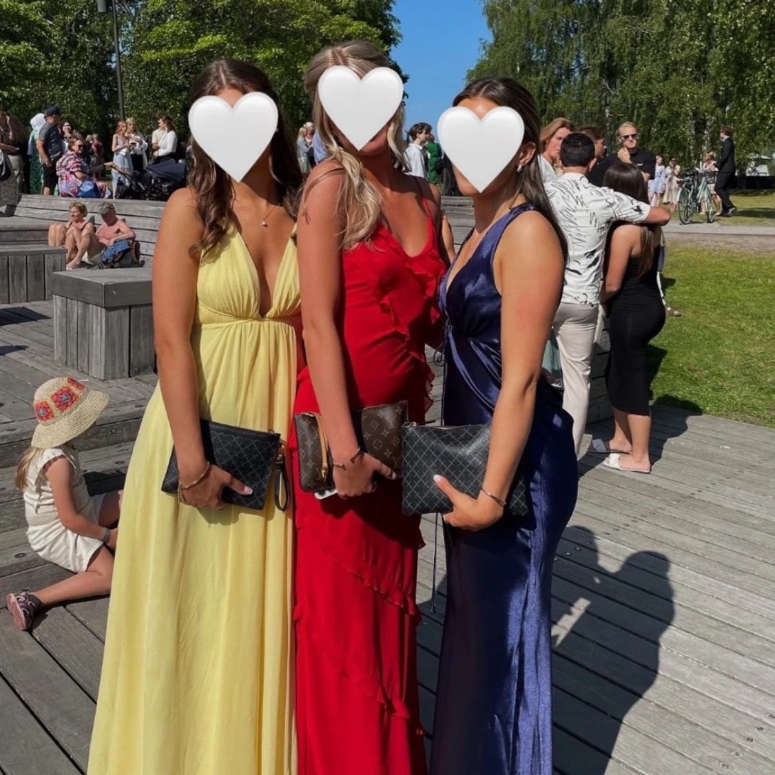 Gul balklänning - 90