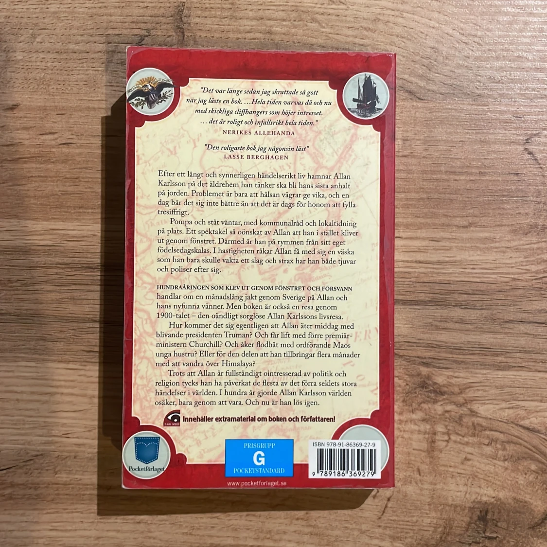 Hundraåringen som klev ut genom fönstret & försvann - 90