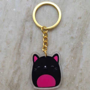 Kawaii squishmallow nyckelring - handgjord