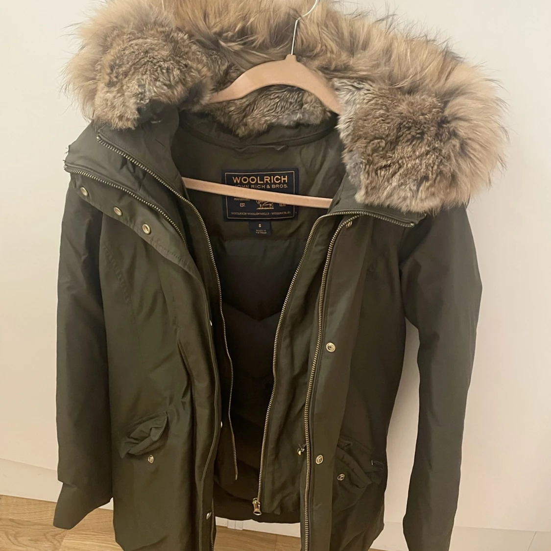 Woolrich jacka grön  - 90