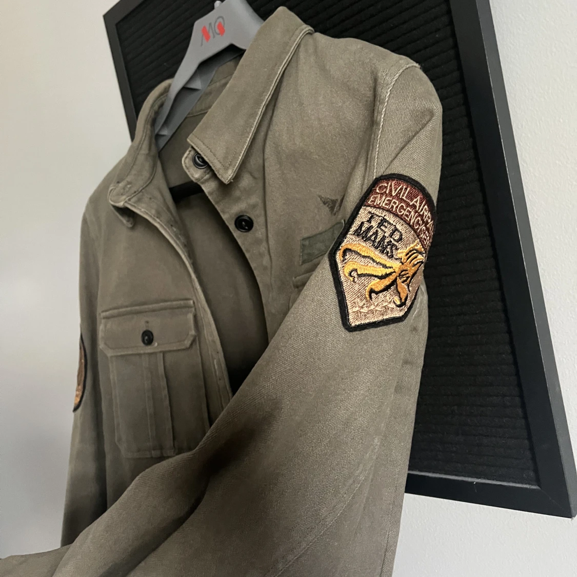 Grön Crocker denim jacka - 90