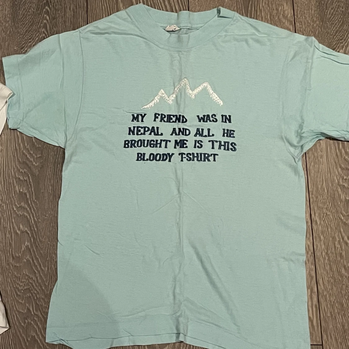 Två T-shirts med tryck - 90