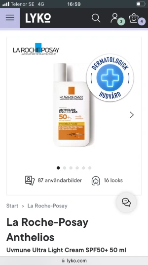 Ny! La Roche posay solskydd - Helt nytt solskydd från La Roche Posay med oöppnad förpackning. Ett jätte populärt solskydd som är riktigt bra 👍Kostar 189kr på Lyko men säljer för 90kr