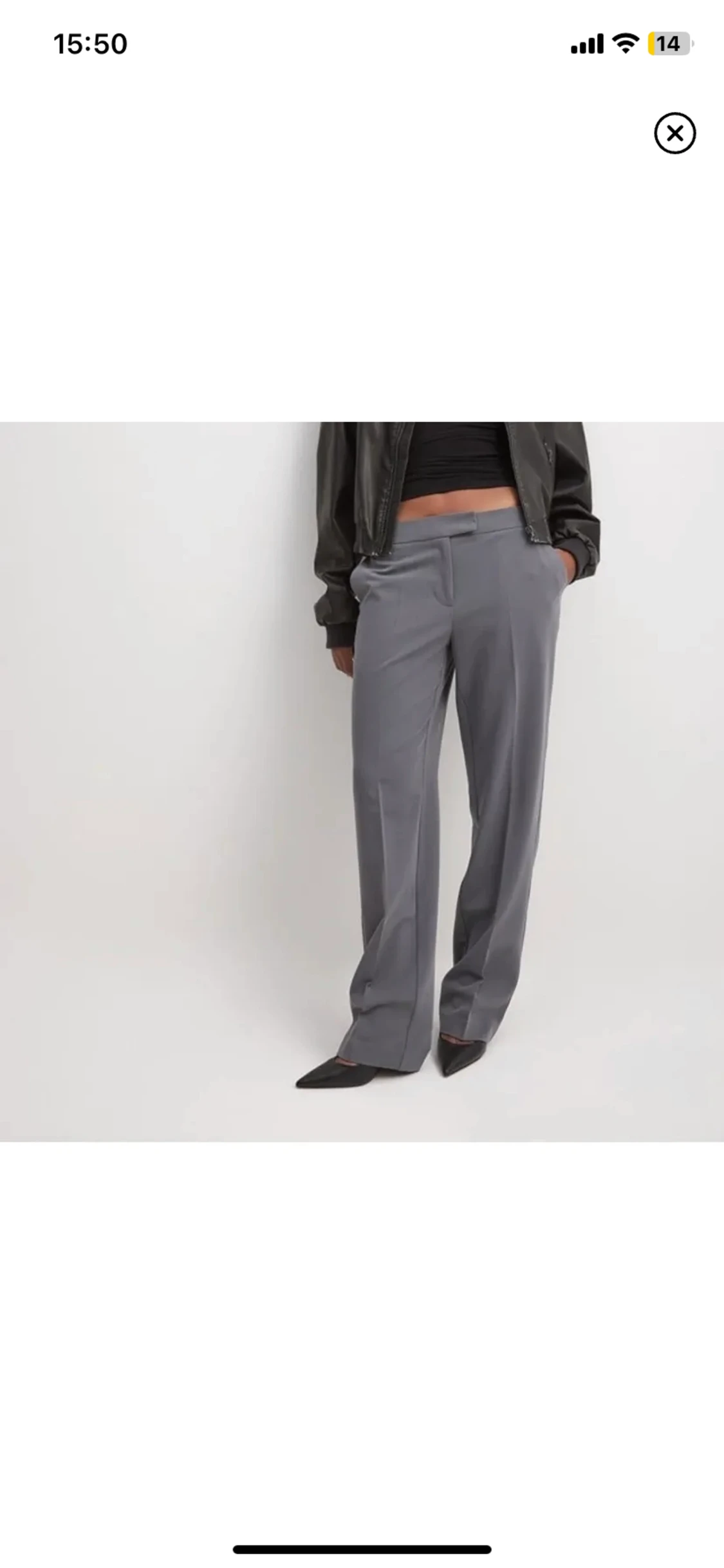 Lågmidjade Kostymbyxor