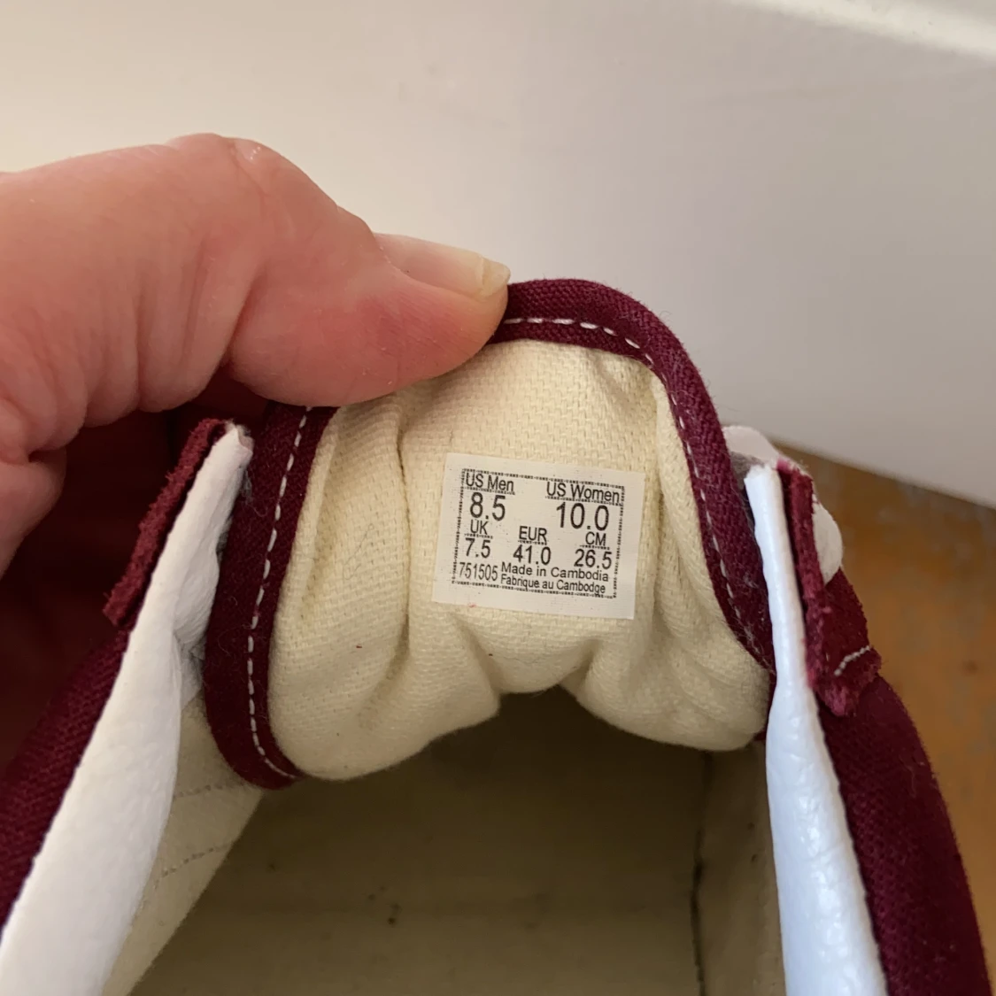 Vans Old Skool - Mörkröda - 91