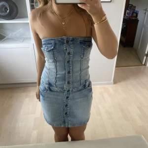 Jeans tube klänning  - Superfin jeans tube klänning 