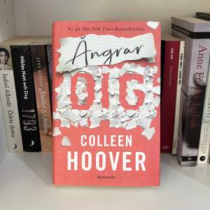 ”Regretting you” av Colleen Hoover på svenska (ångrar dig) . Original pris 279 kr. Den är oläst och perfekt skick.