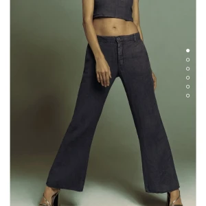 Grå linnebyxor Zara  - Superfina grå linnebyxor från zara! 