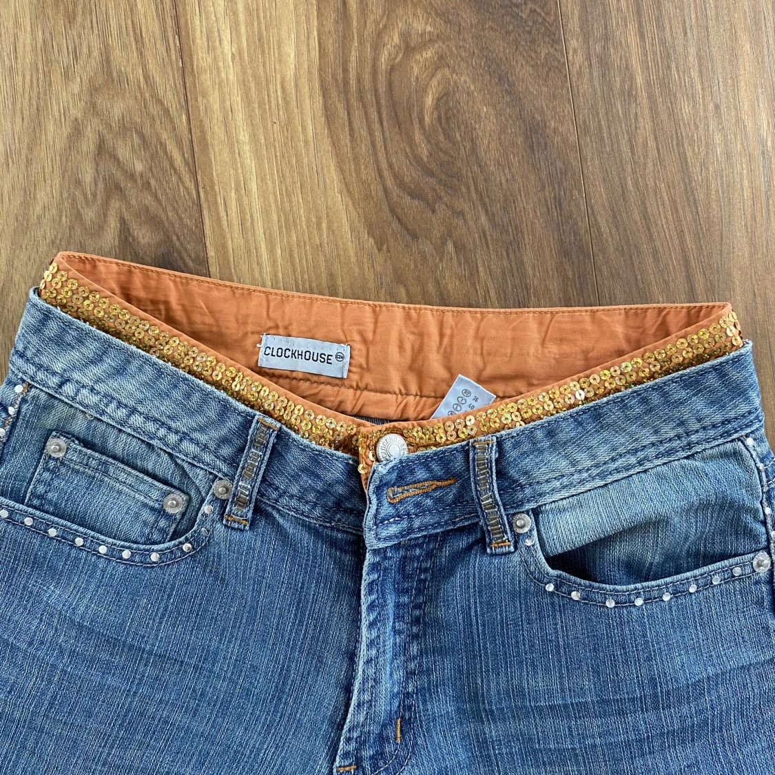 Lågmidjade jeans Y2K 🧡 - 91