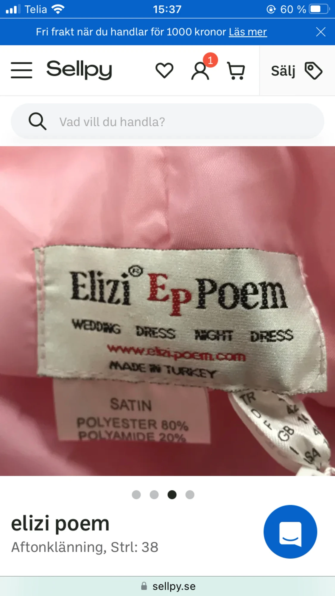 rosa balklänning - 90