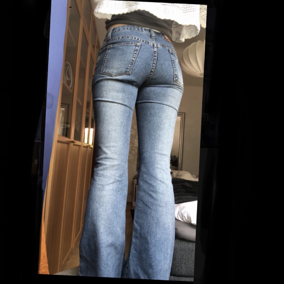 Blommiga y2k jeans - 90