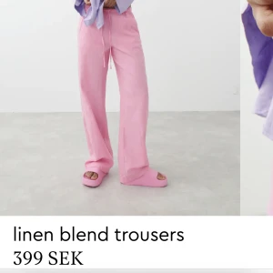 Linnebyxor från Ginatricot  - Linnebyxor från ginatricot i strl XS prislappen sitter kvar ordinarie priset är 399kr. Använda en gång. Säljs pågrund av fel storlek. 