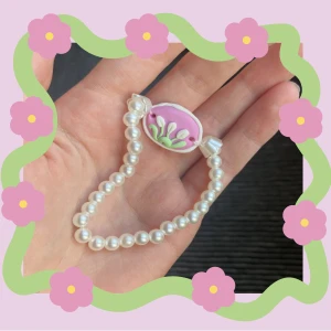 Armband blomma  - Handgjort smycke. 