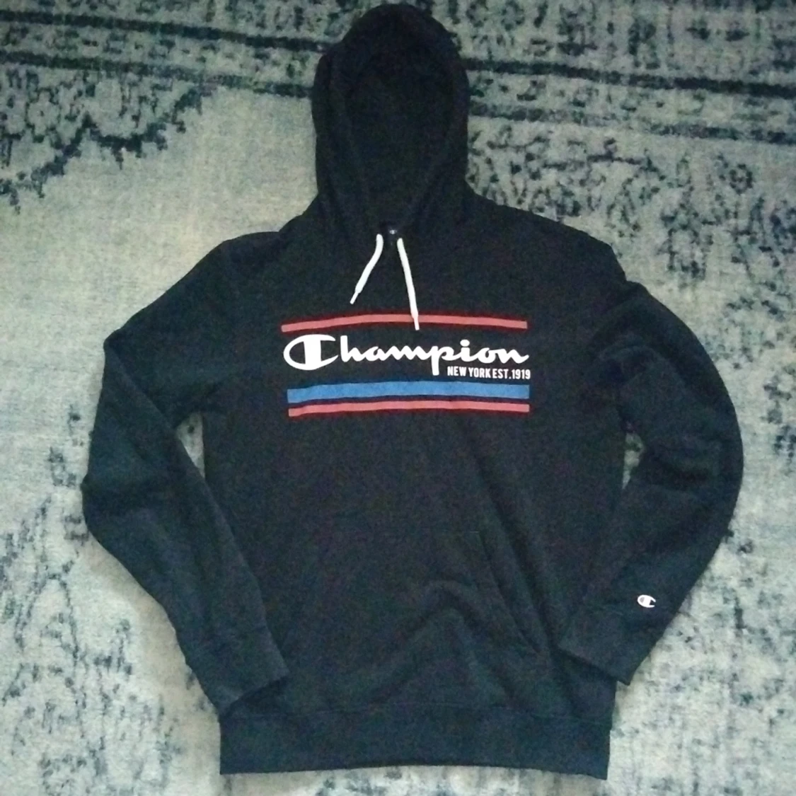 Svart Champion luvtröja 