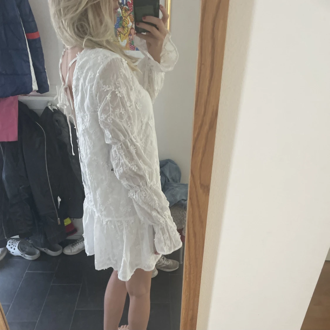 Vit klänning  - 90