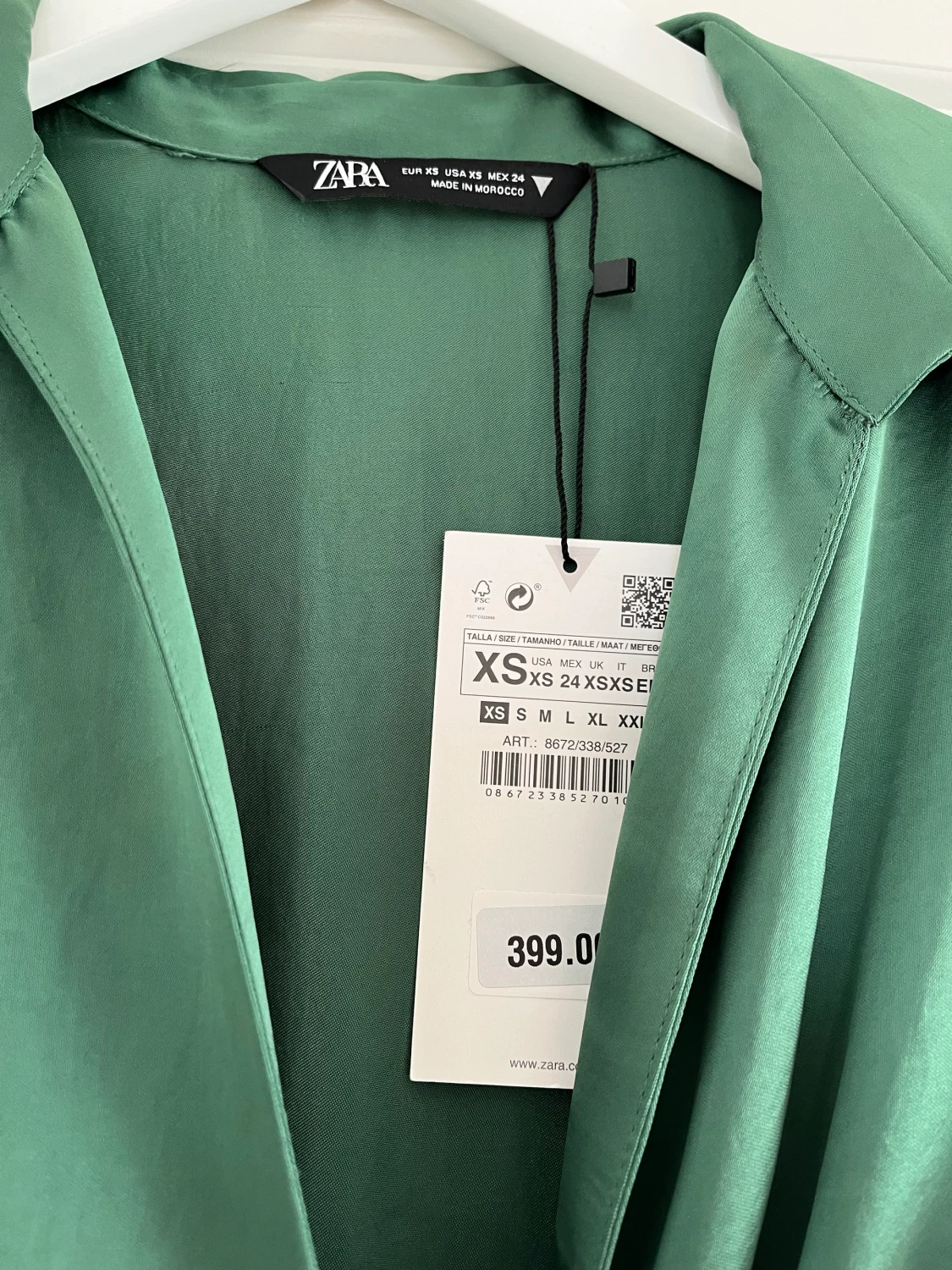 Olivgrön klänning - 90