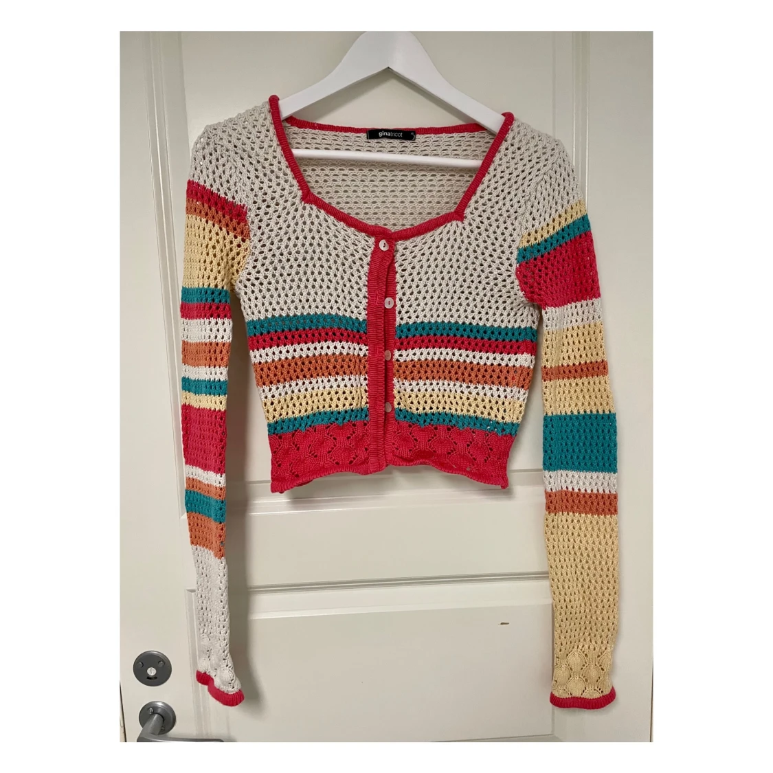 Stickad topp ☂️🌈