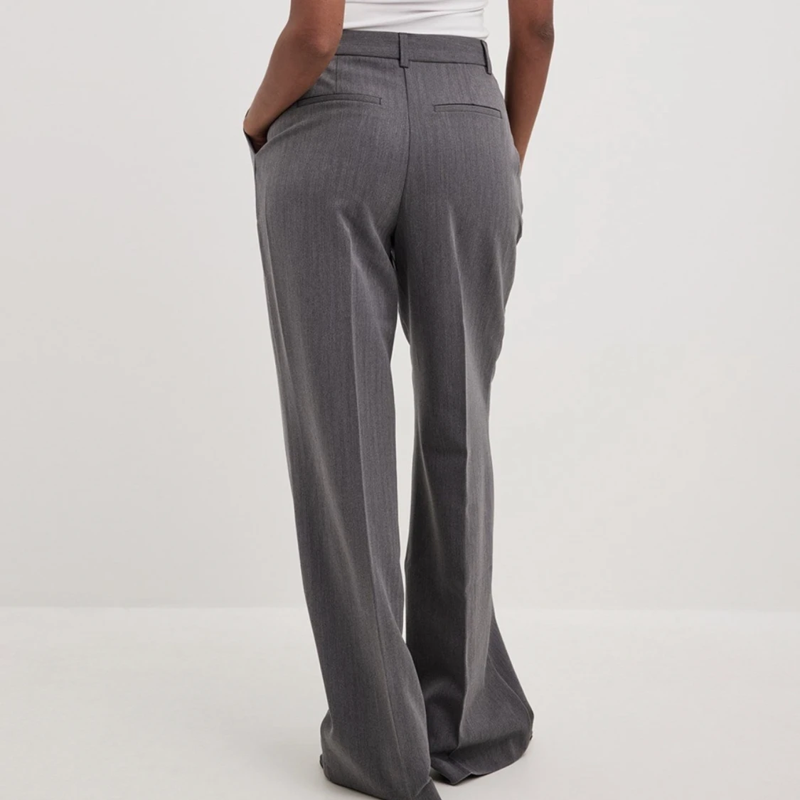 NA-KD Populära Grå Kostymbyxor