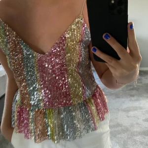 Zara glittertopp - Söt glitter topp från zara
