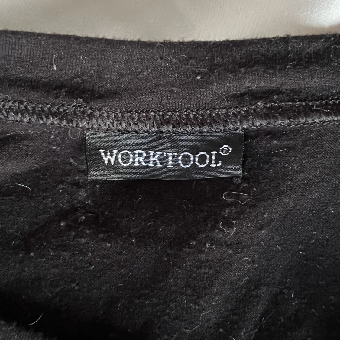 Svart croppad topp - 90