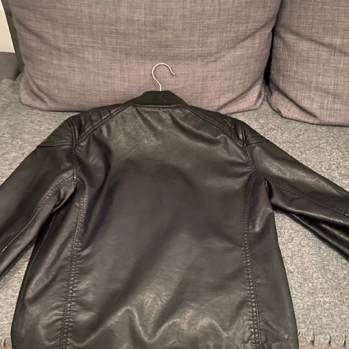 Läder jacka - 90