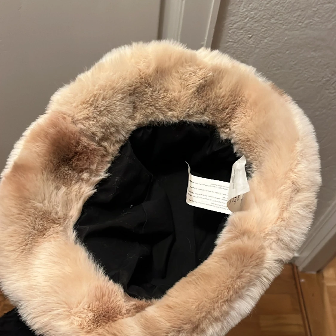 Fluffig päls mössa - 91