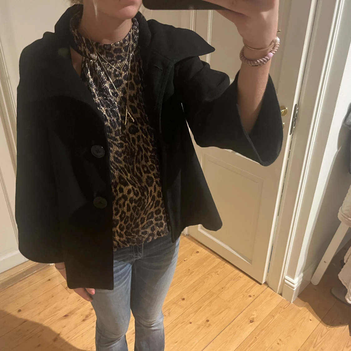 Kappa med trekvartsärmar