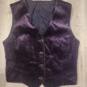 Lila sammet väst - Lila sammets väst i fint skick. Tidigare köpt på second hand men den är tyvärr för liten.