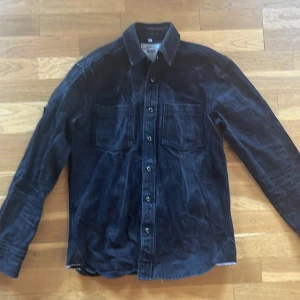 Soso Brothers black selvedge denim shirt - Washed, used and faded. For those looking for good fades. Elbow patches.   Only for denim connoisseurs.