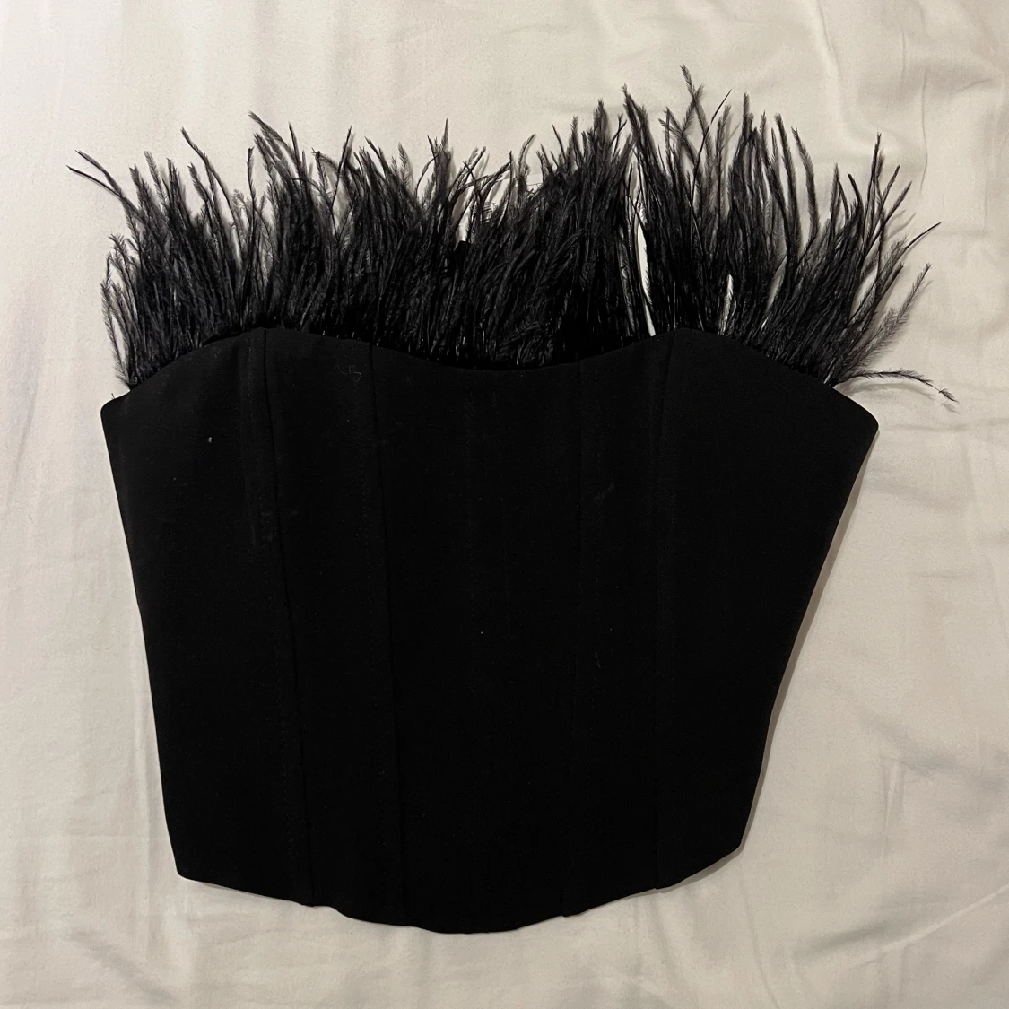 Korsett med fjädrar 