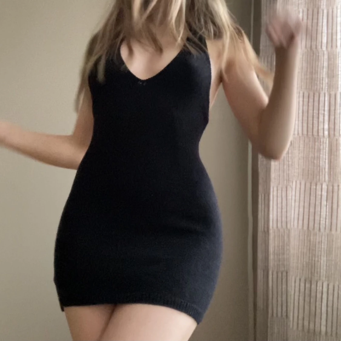 Svart mini klänning - 90