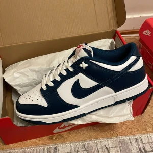 Dunka valarian blue  - Säljer helt nya dunks för bra pris. Tyvärr så har jag inget kvitto det är därför jag försöker få dom sålda här (hade lämnat tillbaka dom annars) dom är värda 3000kr