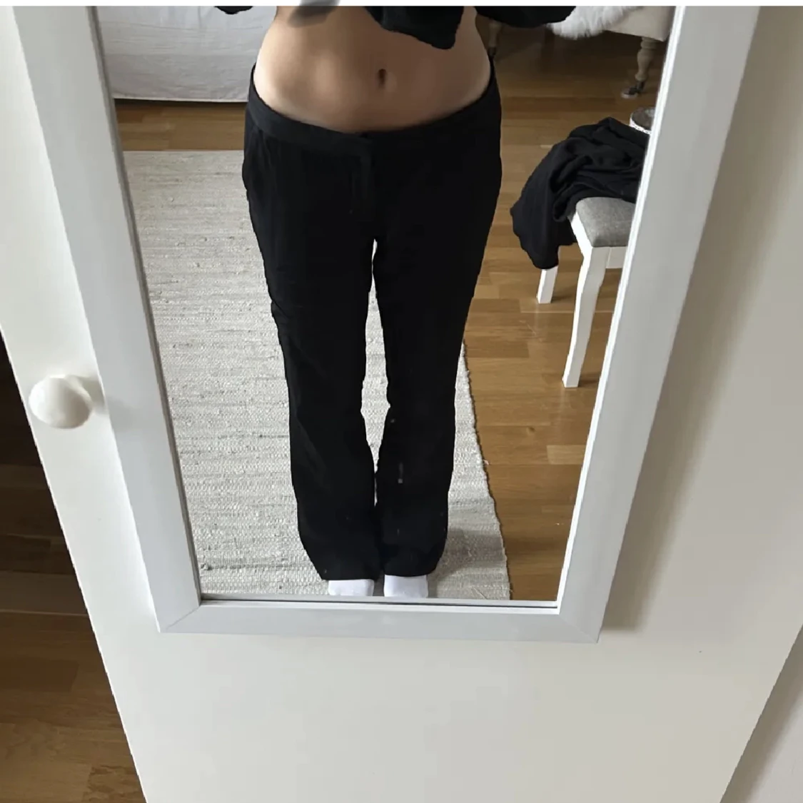 Lågmidjade kostymbyxor - 90