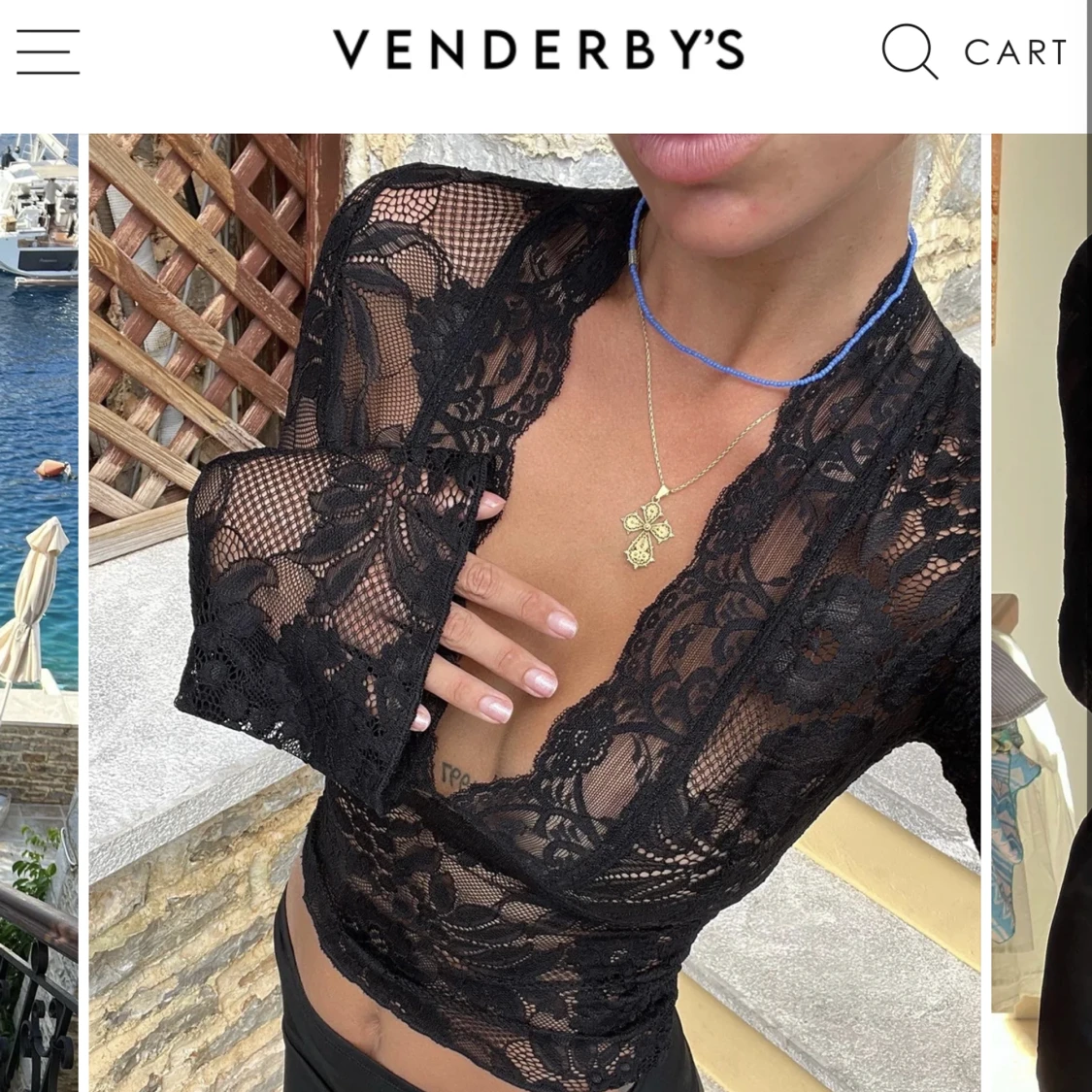 Pretty Lace Top - Venderbys 