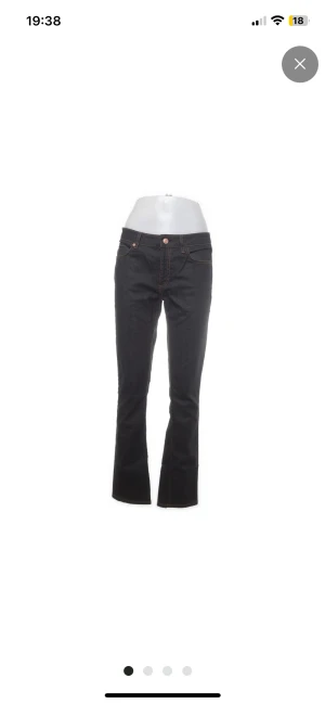 Mörblå jeans - Jätte snygga mörkblåa jeans köpta från Sellpy 😍